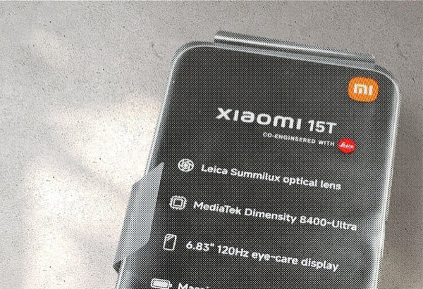 Xiaomi 15T prosto z pudełka pokazuje dane