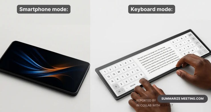 Samsung patentuje smartfona, opaskę i klawiaturę w jednym!