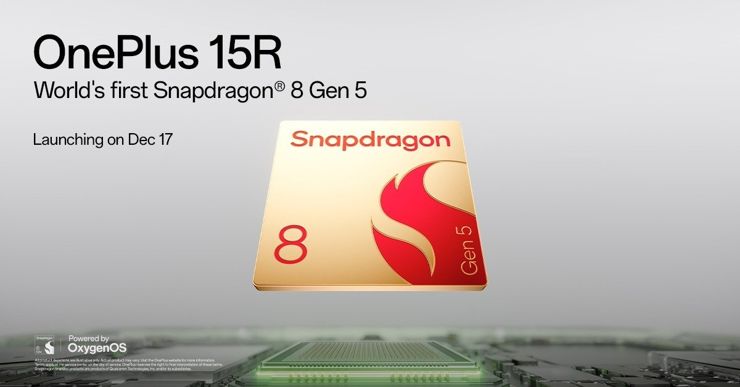 OnePlus 15R jako pierwszy z chipem Snapdragon 8 Gen 5