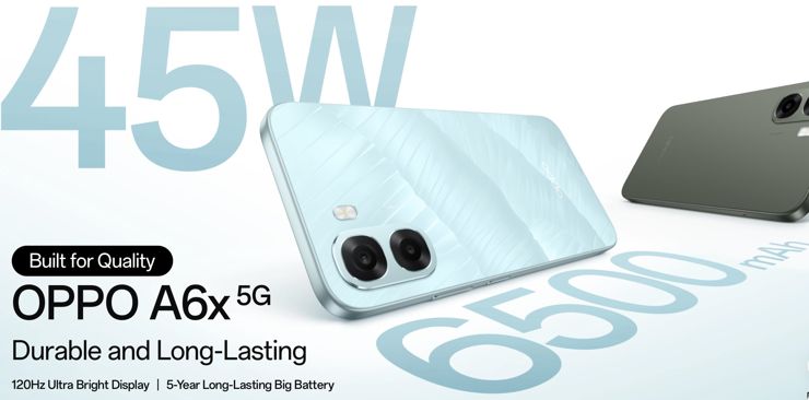 Oppo A6x także w wersji 5G