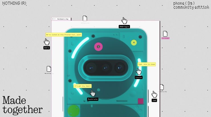 Nowy model Nothing stworzony dzięki społeczności fanów