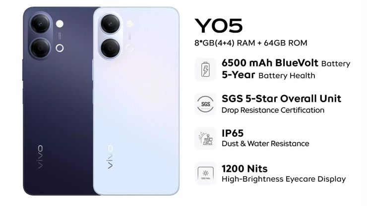 Vivo Y05 4G oficjalnie. Czy bateria to jedyny atut?