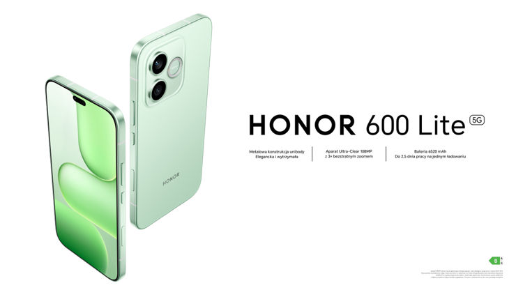 Honor 600 Lite już blisko. Wytrzymałość i fotografia z AI