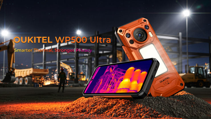 Oukitel WP500 Ultra zrobi termozdjęcia i zadba o prywatność