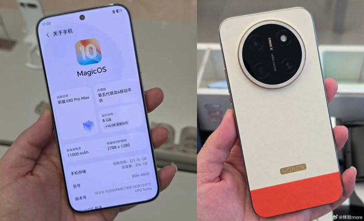 Honor X80 Pro Max na żywo z mega-baterią!