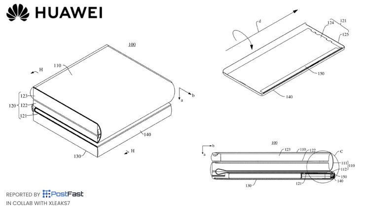 Trzyczęściowy klapkowy składak?! Huawei ma nowy pomysł!