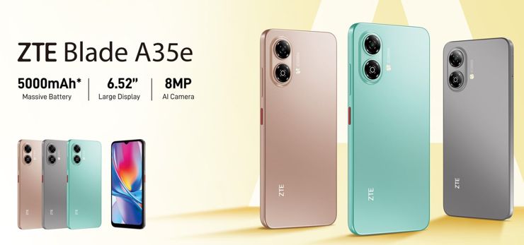 ZTE Blade A35e: Nowy budżetowiec z zagadkową ilością pamięci RAM