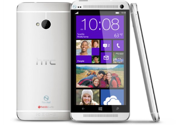 HTC z Windows, czytnikiem i złotem