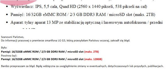 Jak to jest z microSD w LG G3?