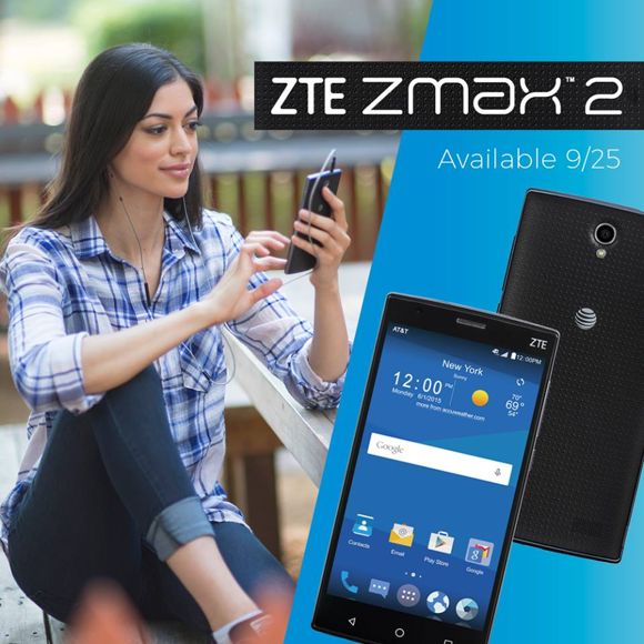ZTE Zmax2: budżetowe 5,5 cala dla AT&T
