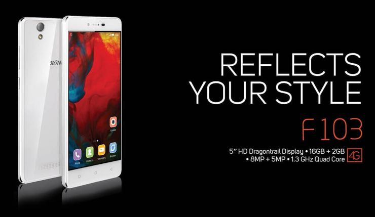 Fashion F103: pierwszy Gionee wyprodukowany w Indiach