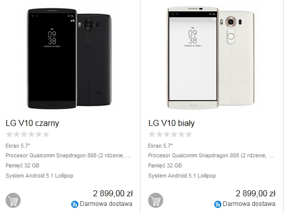 LG V10 dostępny w Polsce