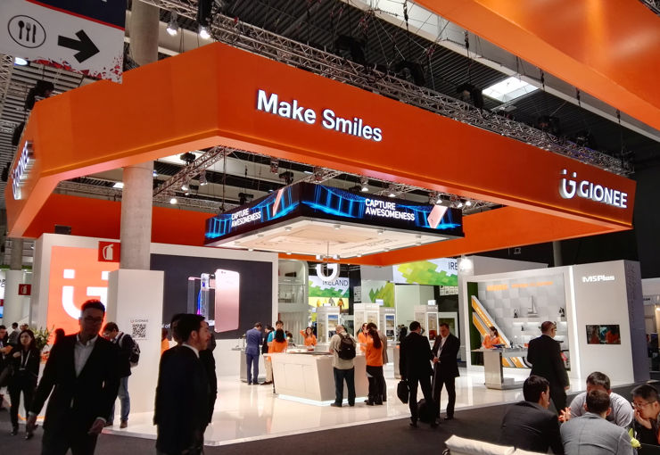 Stoisko Gionee na MWC 2016