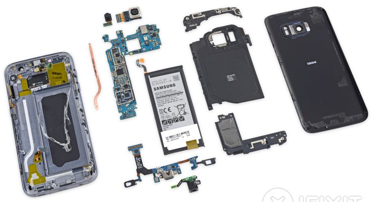 Samsung Galaxy S7 w częściach