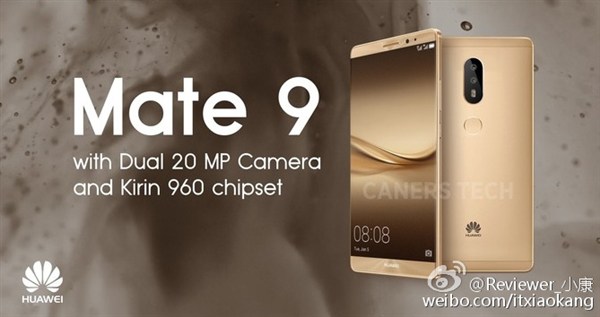 Huawei Mate 9 zdradza wygląd i szczegóły specyfikacji