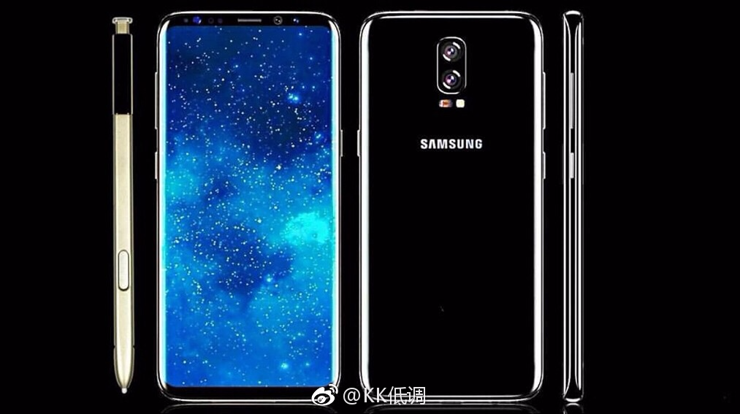 Samsung Galaxy Note 8 z podwójnym aparatem i ekranem 6,3 cala?