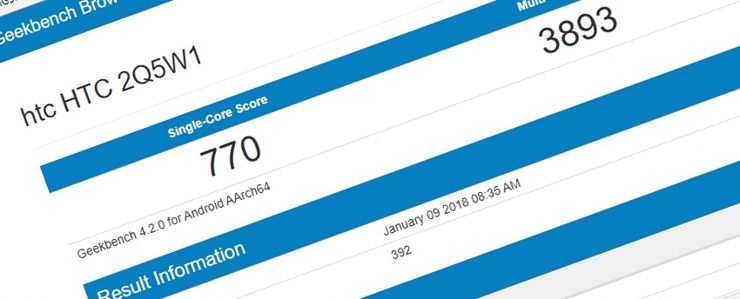Smartfon od HTC znaleziony w Geekbench