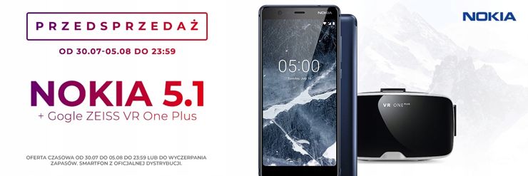 Nokia 5.1 w sprzedaży w Europie - jest też w Polsce