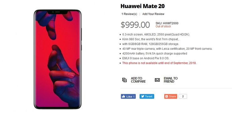 Huawei Mate 20 w sklepie Giztop Huawei Mate 20 w sklepie Giztop