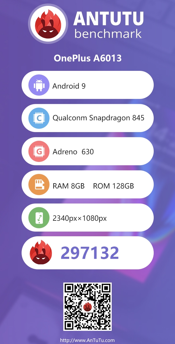 OnePlus 6T w AnTuTu
