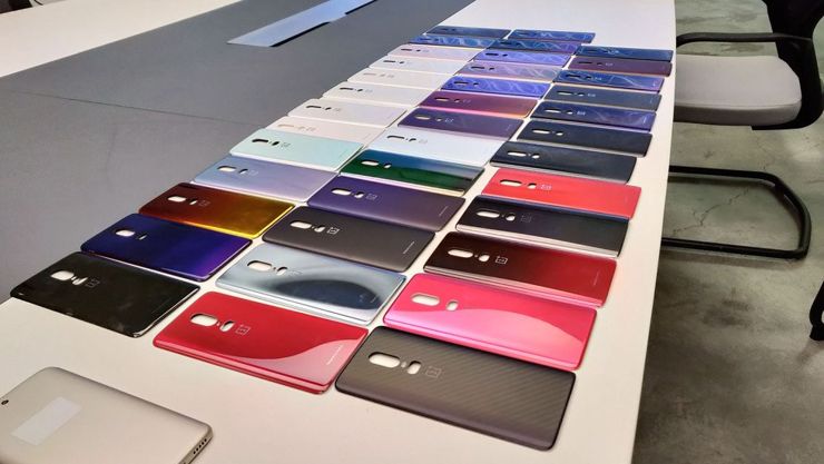 Prototypowe panele OnePlus 6