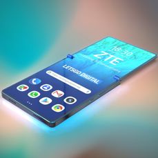 Szkice z wniosku patentowego i wizualizacje telefonu