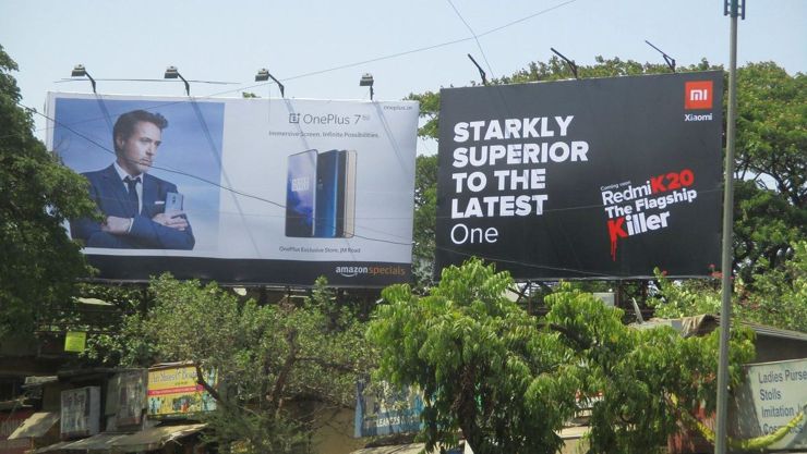 Plakatowa walka w Indiach - jednak Redmi... Plakatowa walka w Indiach - jednak Redmi...