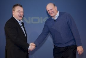 Stephen Elop i Steve Ballmer