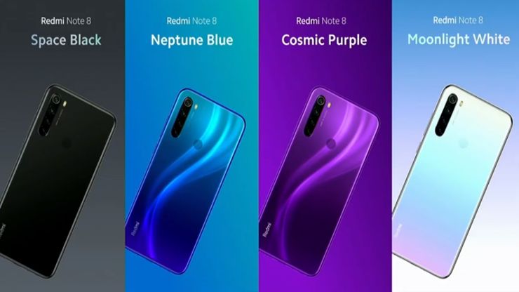 Wszystkie wersje kolorystyczne Redmi Note 8