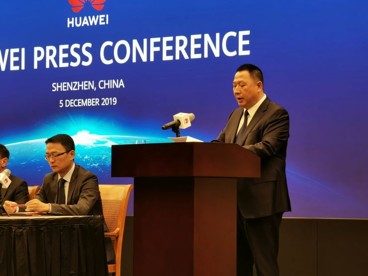 Huawei, konferencja prasowa 5 grudnia 2019, Dr Song Liuping