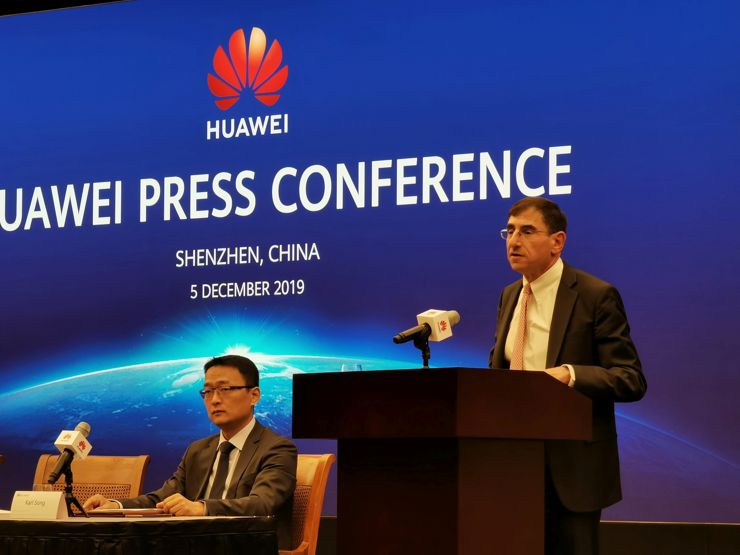 Huawei, konferencja prasowa 5 grudnia 2019, Glen Nager