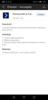 Nagrody dla klientów Huawei