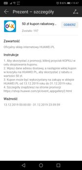 Nagrody dla klientów Huawei