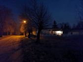 Huawei Nova 5T - zachód słońca i noc poza miastem; 2 ostatnie zdjęcia bez trybu nocnego i z trybem nocnym