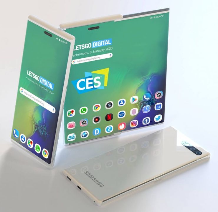 Koncepcja zwijanego Samsunga