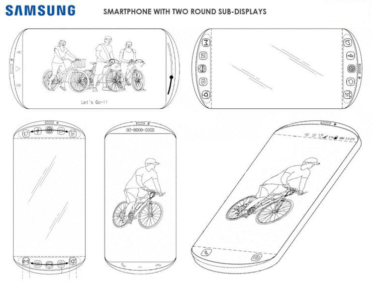 Projekt smartfona z 3 wyświetlaczami firmy Samsung