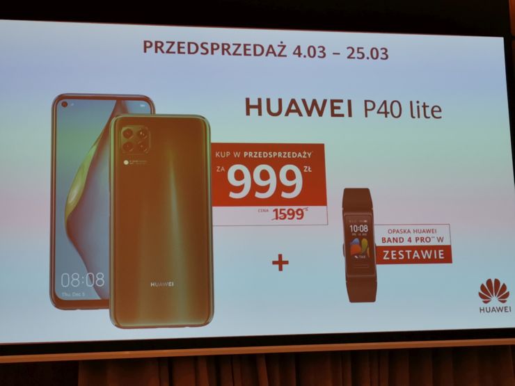 Huawei P40 Lite - cena