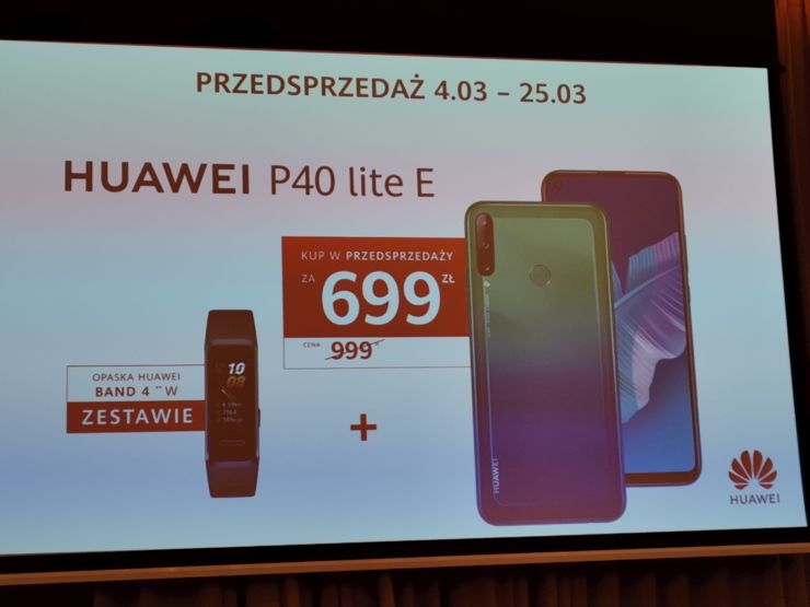 Huawei P40 Lite E - cena