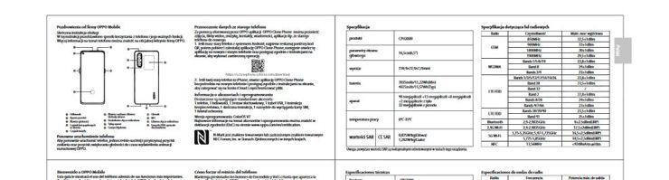 Skrócona instrukcja Reno 3 Pro 5G