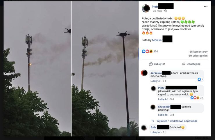 Reakcje przeciwników 5G...