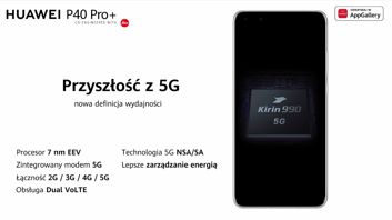 Huawei P40 Pro+ - bateria i 5G Huawei P40 Pro+ - bateria i 5G