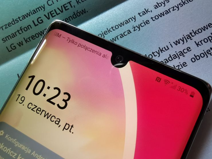 Przedni aparat LG Velvet Przedni aparat LG Velvet