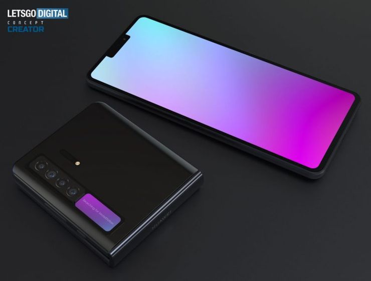 Wizualizacja wyglądu przyszłego składanego modelu Huawei V