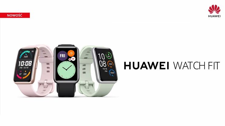 Huawei Watch Fit - trzy kolory