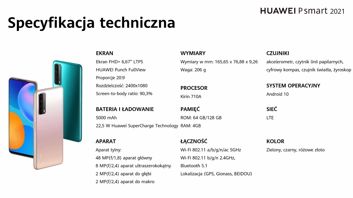 Huawei P Smart 2021 - specyfikacja i cena