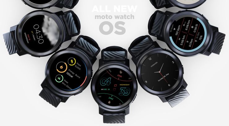 Interfejs Moto Watch OS