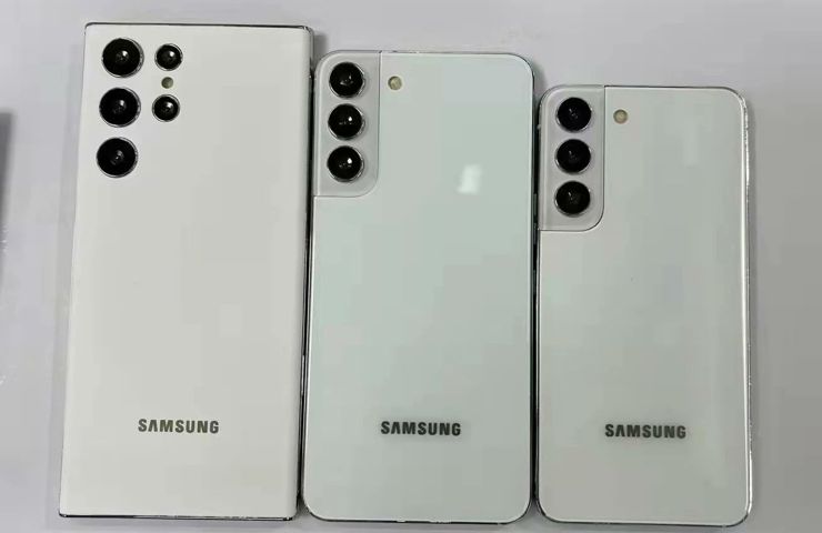 Samsung Galaxy S22, Galaxy S22+ i Galaxy S22 Note w bieli