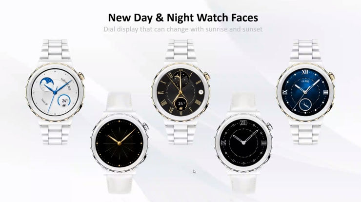 Huawei Watch GT 3 Pro Frigga inny w dzień, inny w nocy