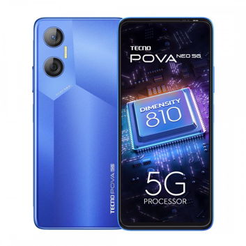 Tecno Pova Neo 5G w kolorze Sapphire Black i Sprint Blue