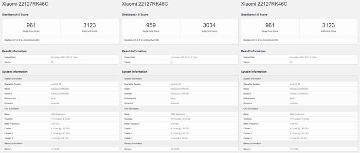 Trzy testy Redmi K60E